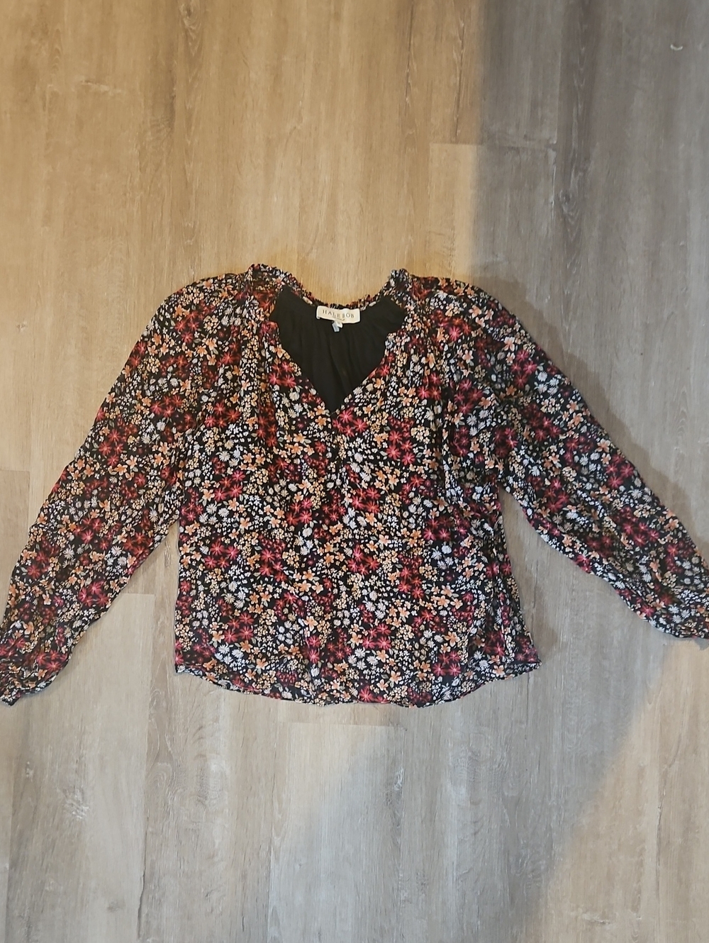 Hale Bob Long Sleeve Top Size Medium